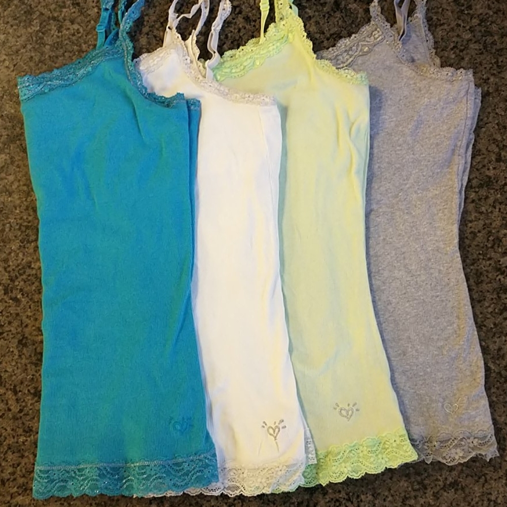 Set of 4! Justice tank tops
